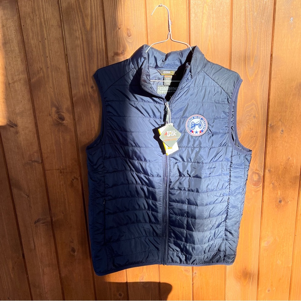 Navy Columbus Blue Jackets Vest (M)